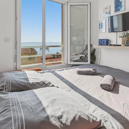 L'azur - Seaview - Ac - Tram - Wifi - Airport Apartment Nizza