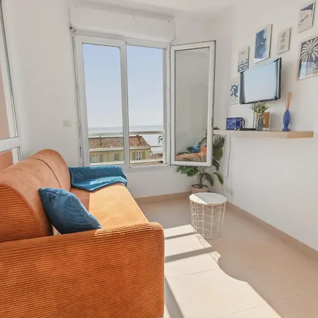Lejlighed L'azur - Seaview - Ac - Tram - Wifi - Airport Nice
